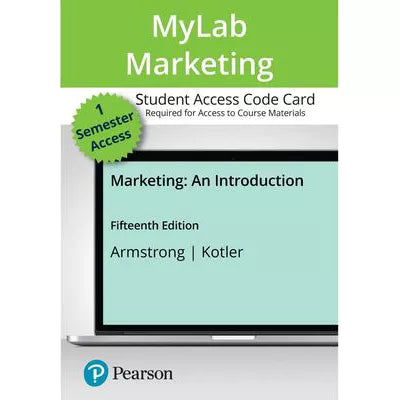 MyLab Marketing with Pearson eText Access Code for Marketing
