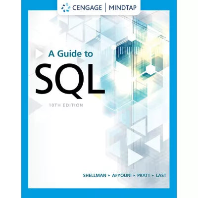 MindTap for Shellman/Afyouni/Pratt/Last's A Guide to SQL, 1 term Instant Access